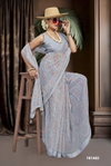 Vilokita Vol 03 By Vallabhi Georgette Swarovski Work Saree Wholesale Shop In Surat